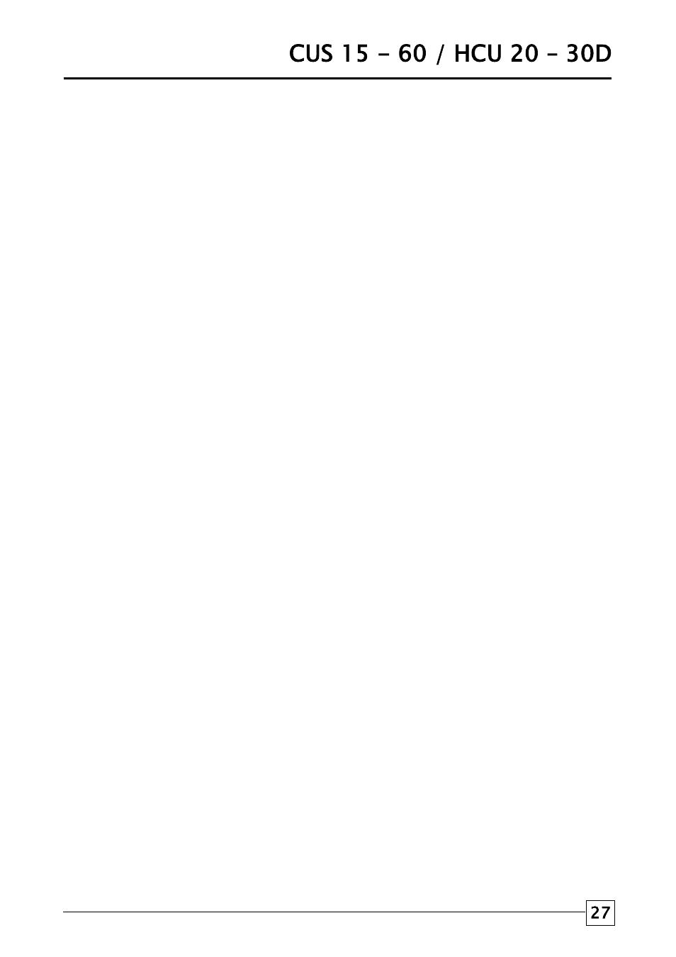 Condensing units | Airedale Condensing Units (CU) 3kW - 80kW User Manual | Page 27 / 28