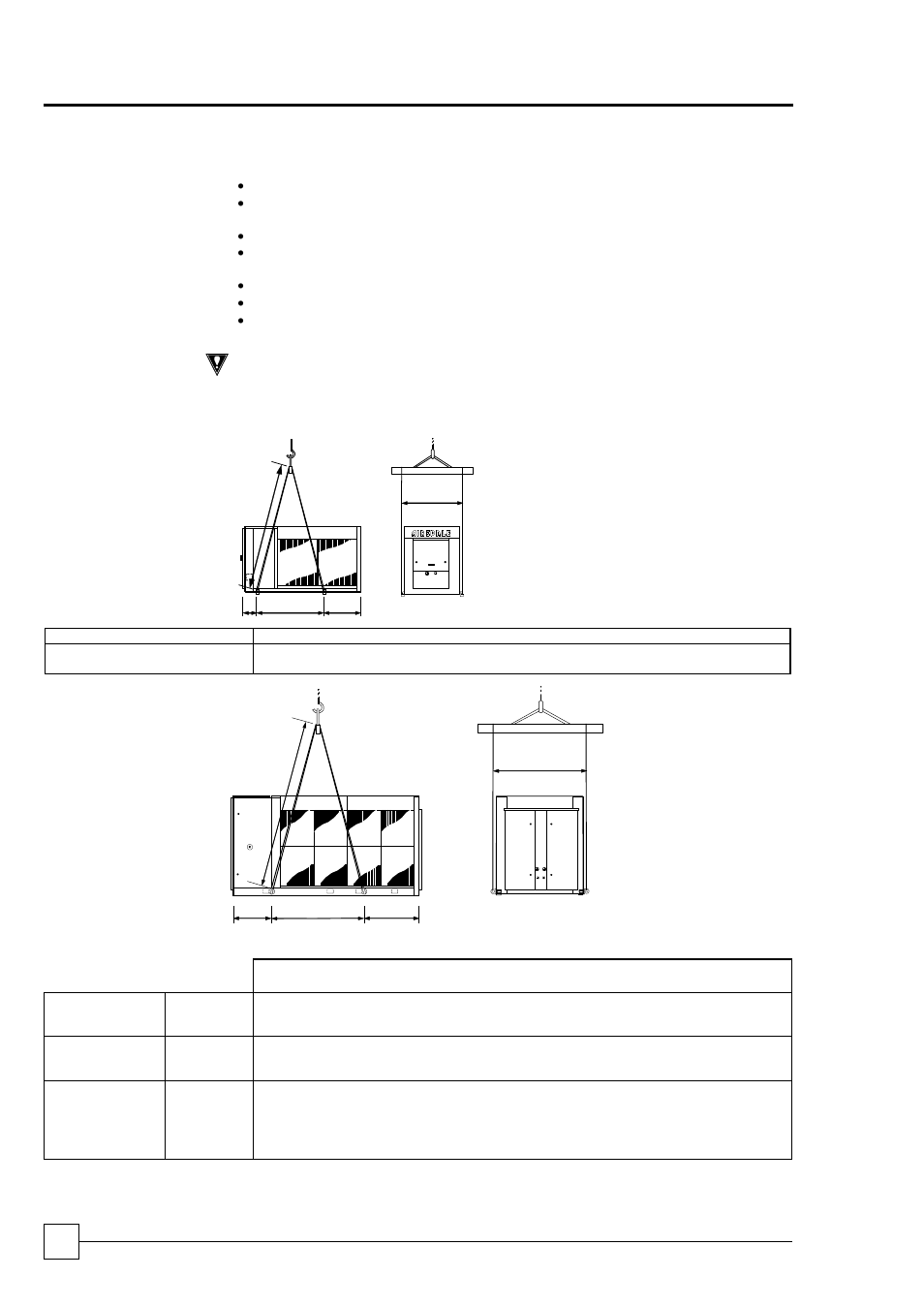 Installation data, Unit lifting, Ultima compact condensing units | Airedale Ultima Compact Condensing Unit 30kW - 450kW User Manual | Page 30 / 36