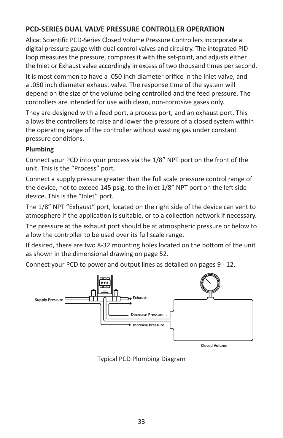 Alicat P Series Pressure Gauge User Manual | Page 33 / 88
