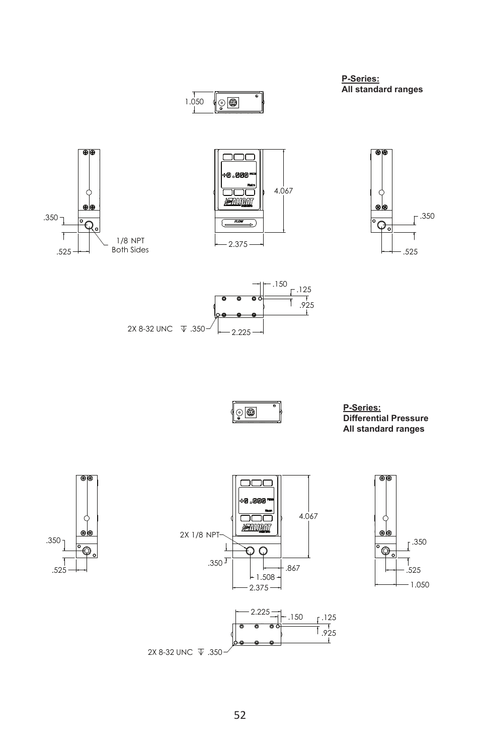 Alicat P Series Pressure Gauge User Manual | Page 52 / 88