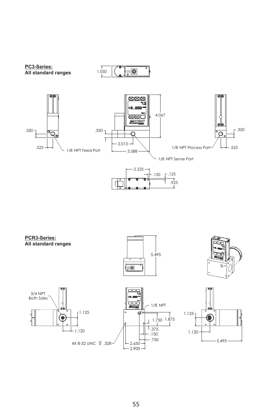 Alicat P Series Pressure Gauge User Manual | Page 55 / 88
