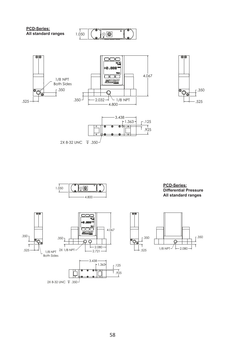 Alicat P Series Pressure Gauge User Manual | Page 58 / 88