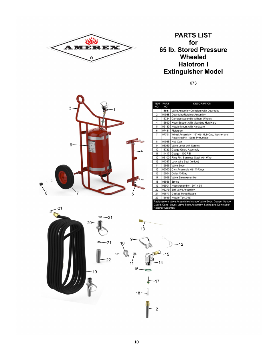 Amerex 16672 User Manual | Page 10 / 11