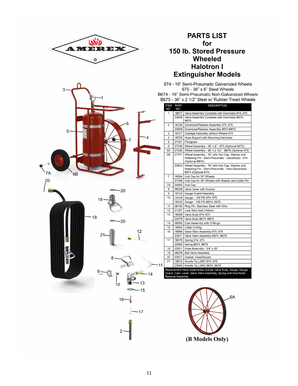 Amerex 16672 User Manual | Page 11 / 11