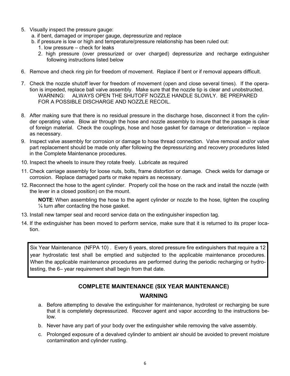 Amerex 16672 User Manual | Page 6 / 11