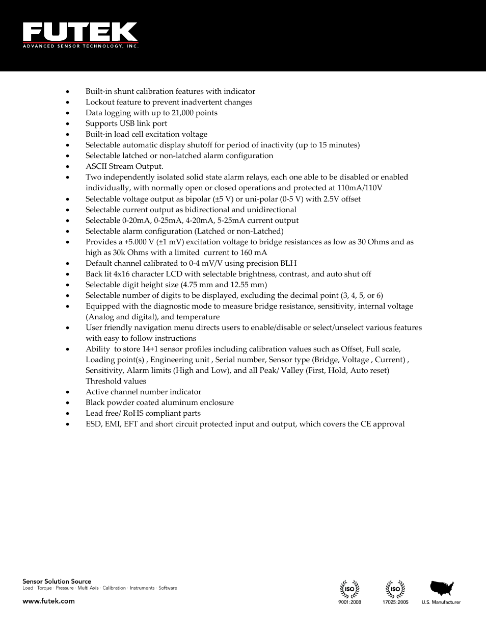 FUTEK IPM650 Series User Manual | Page 7 / 120