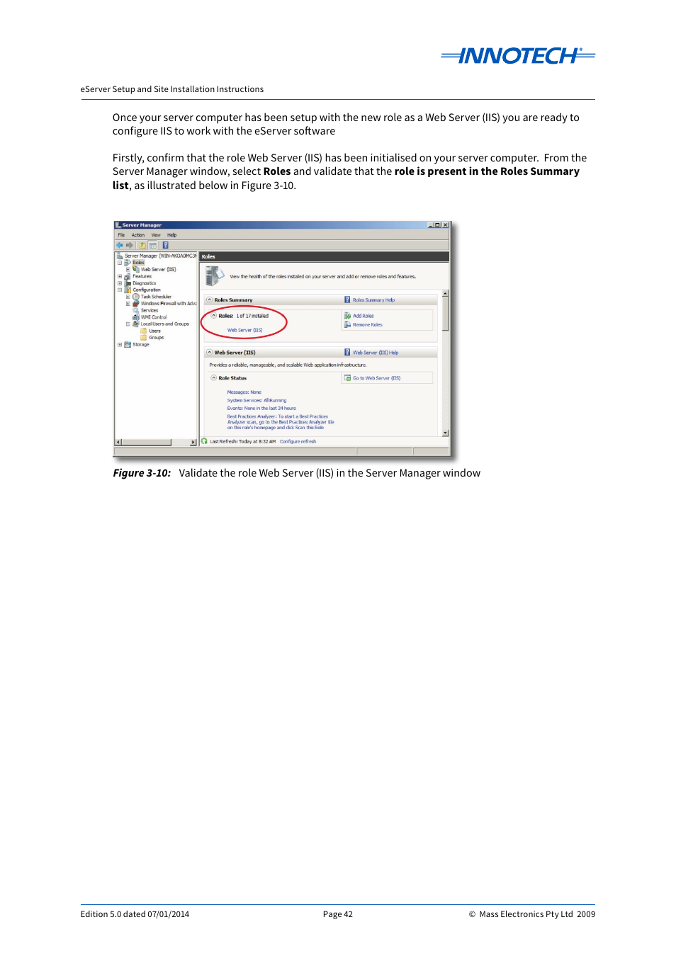 E 3-10 | Innotech eServer User Manual | Page 42 / 118