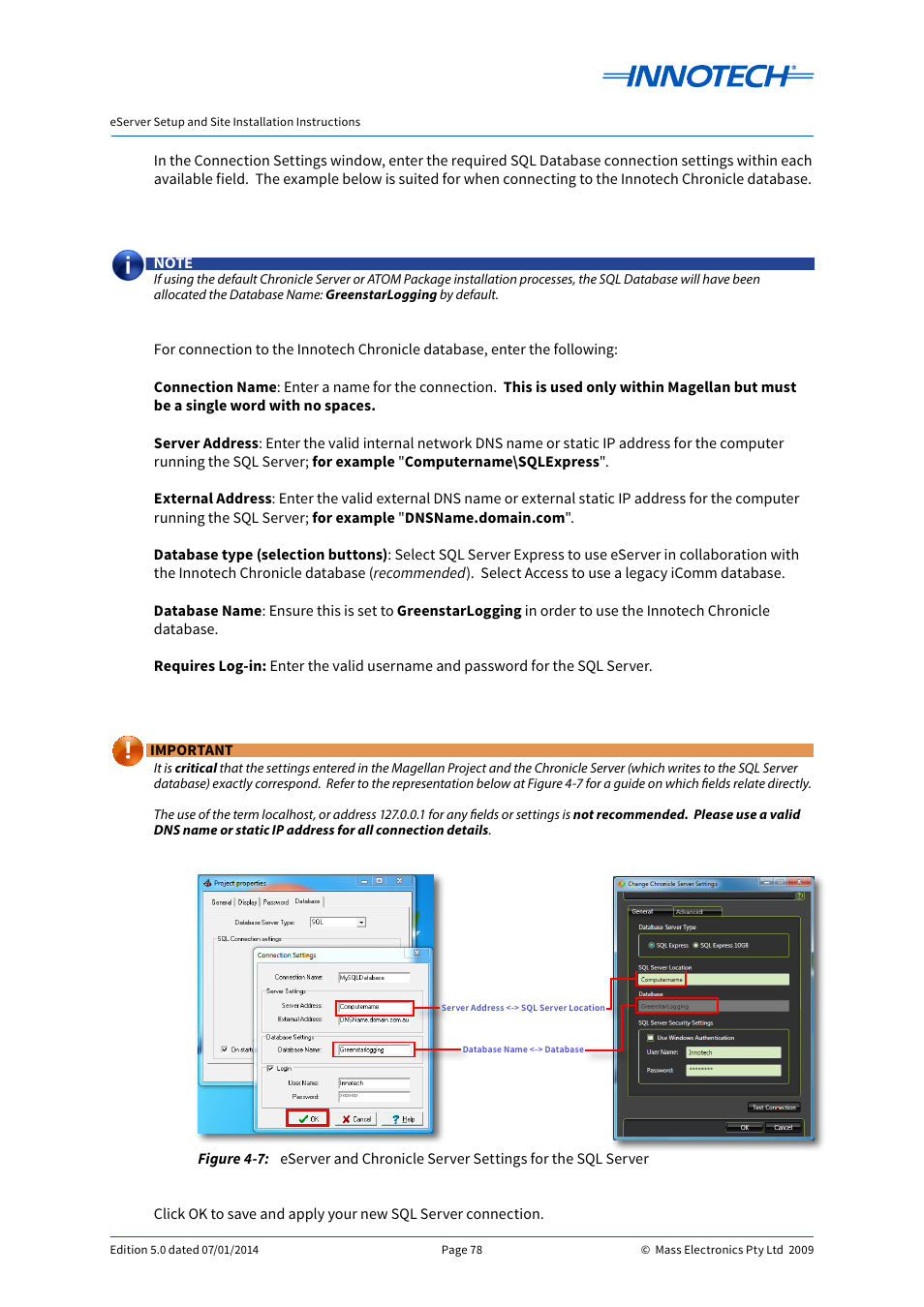 Innotech eServer User Manual | Page 78 / 118