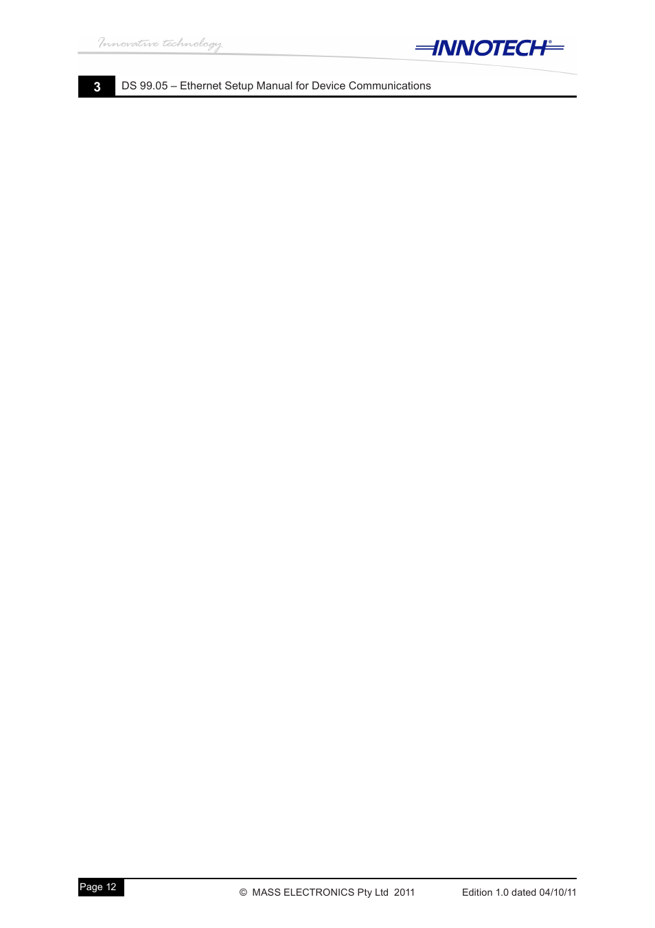 Innotech Device Communications User Manual | Page 20 / 42