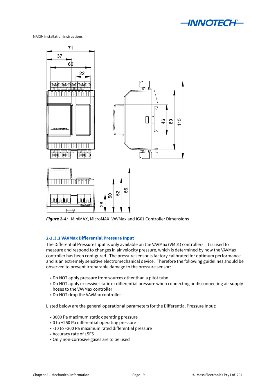 Innotech Maxim User Manual | Page 19 / 60