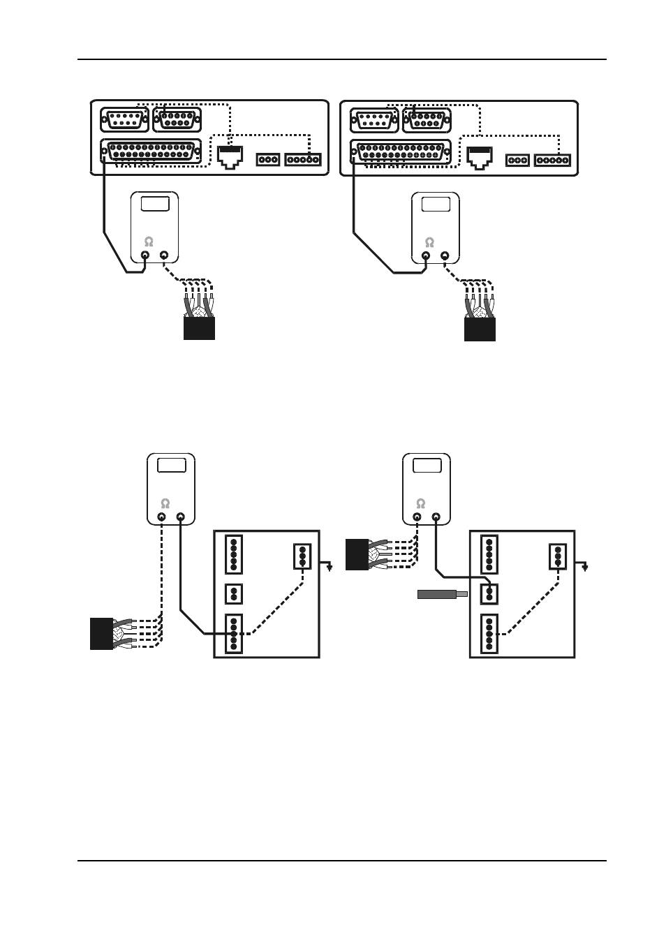 Mpi with isolated rs485, Comms cables for port 2, Comms cables for port 1 | Mpi with non-isolated rs485, Measurements made with earth wire connected | Innotech Genesis V4 System User Manual | Page 108 / 115