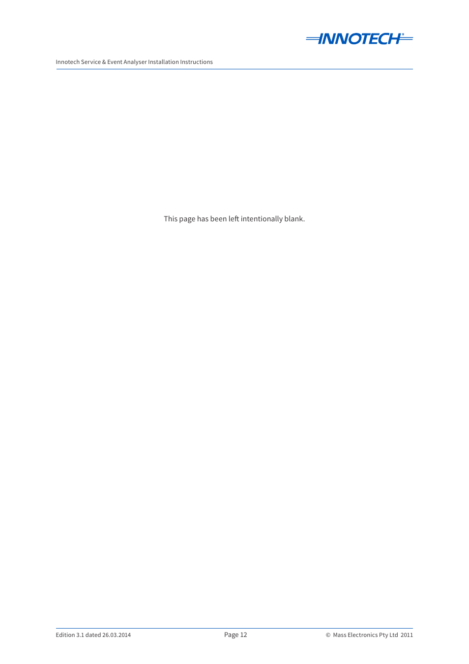 Innotech iSEA User Manual | Page 12 / 44