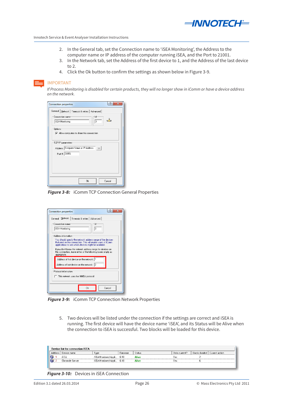 Innotech iSEA User Manual | Page 26 / 44