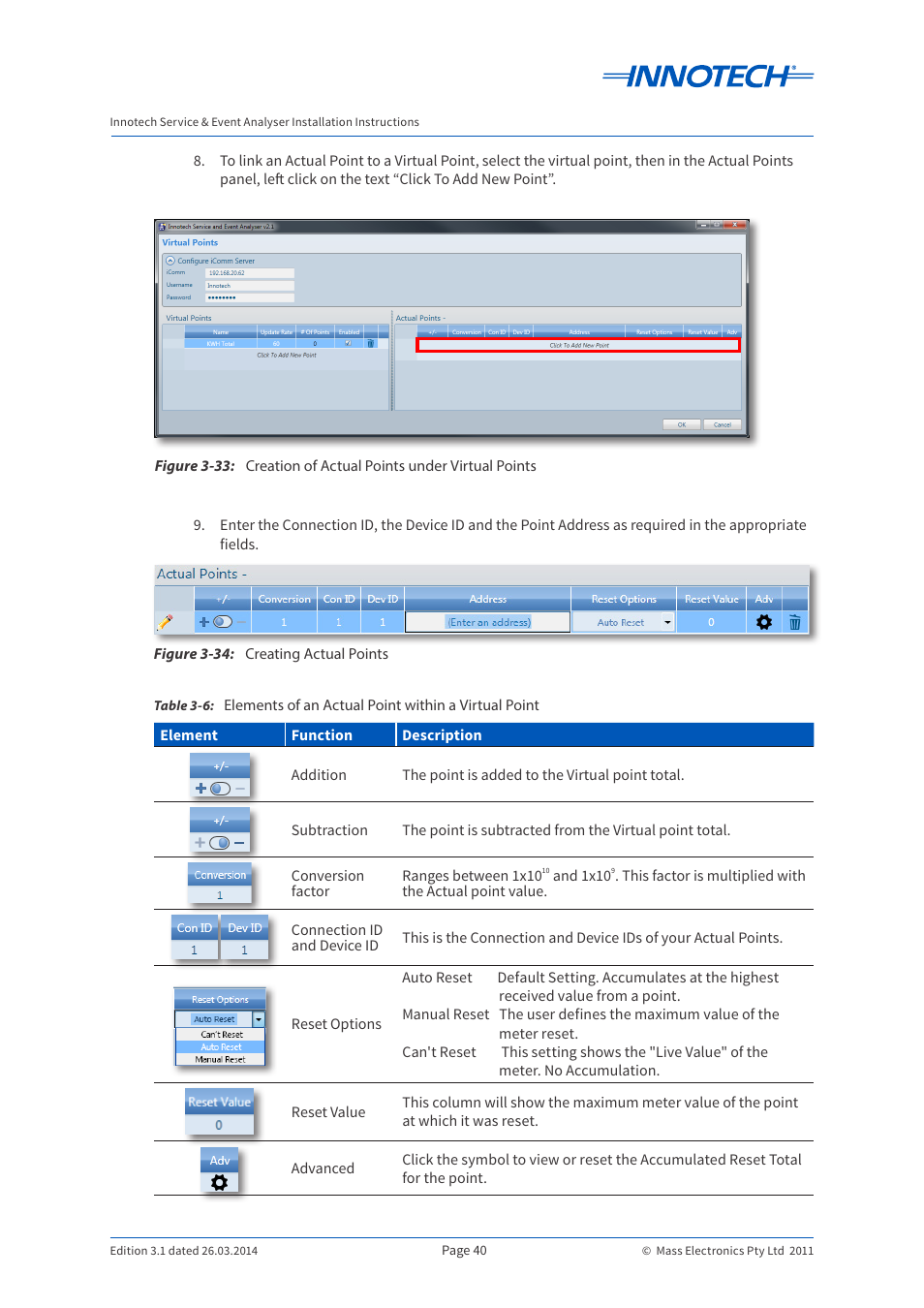 Innotech iSEA User Manual | Page 40 / 44