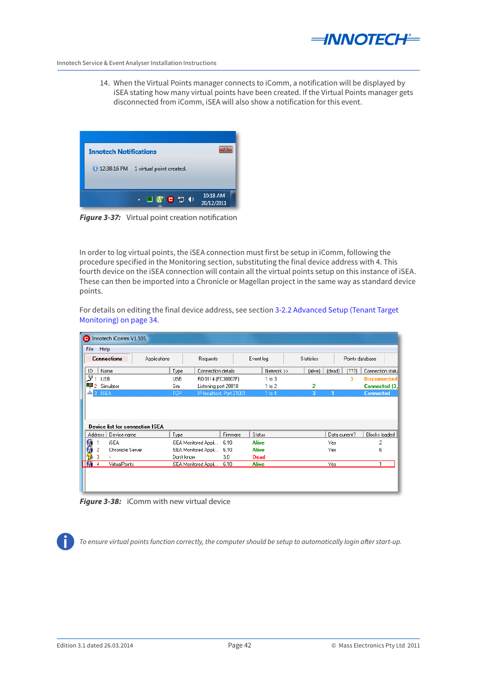 Innotech iSEA User Manual | Page 42 / 44