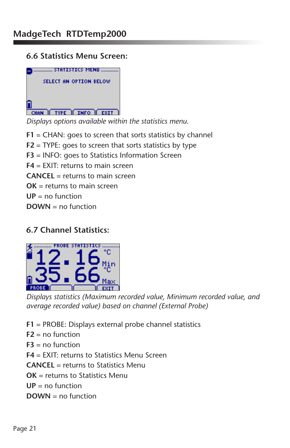 MadgeTech RTDTemp2000 Data Logger User Manual | Page 22 / 38