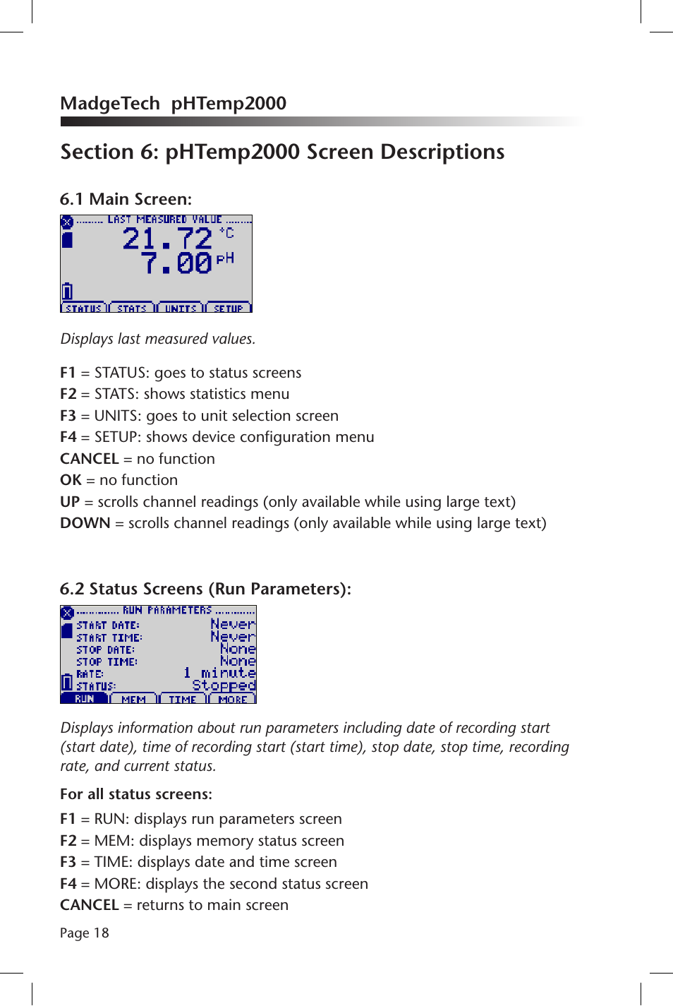 Madgetech phtemp2000 | MadgeTech pHTemp2000 Data Logger User Manual | Page 19 / 38