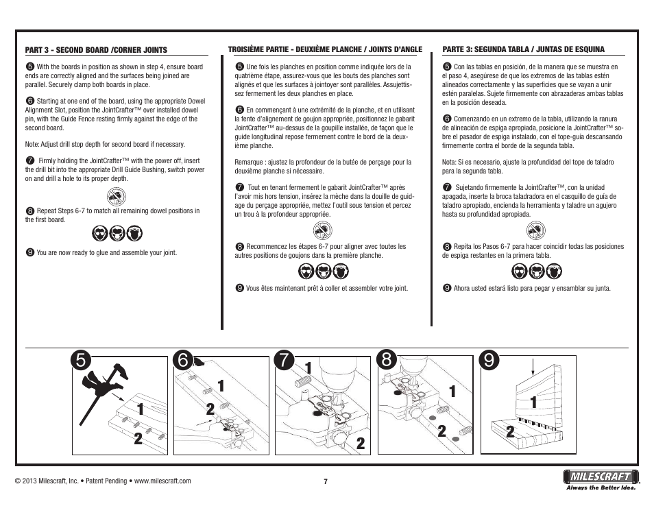 Milescraft 1310 - JointCrafter User Manual | Page 7 / 12
