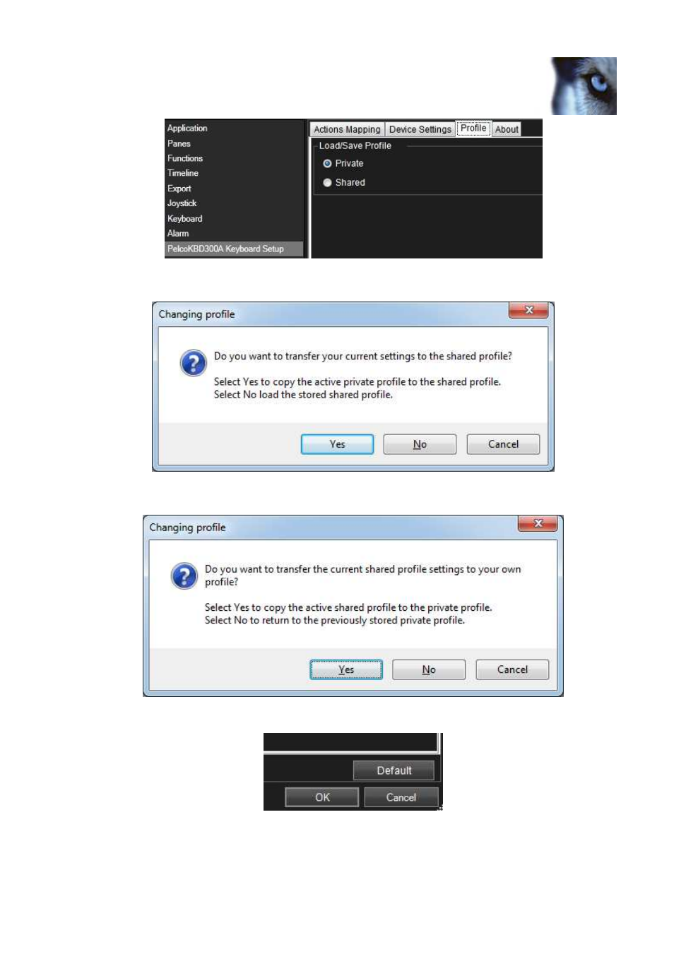 Milestone American Dynamics CC300 Keyboard Smart Client Plug-in User Manual | Page 13 / 16