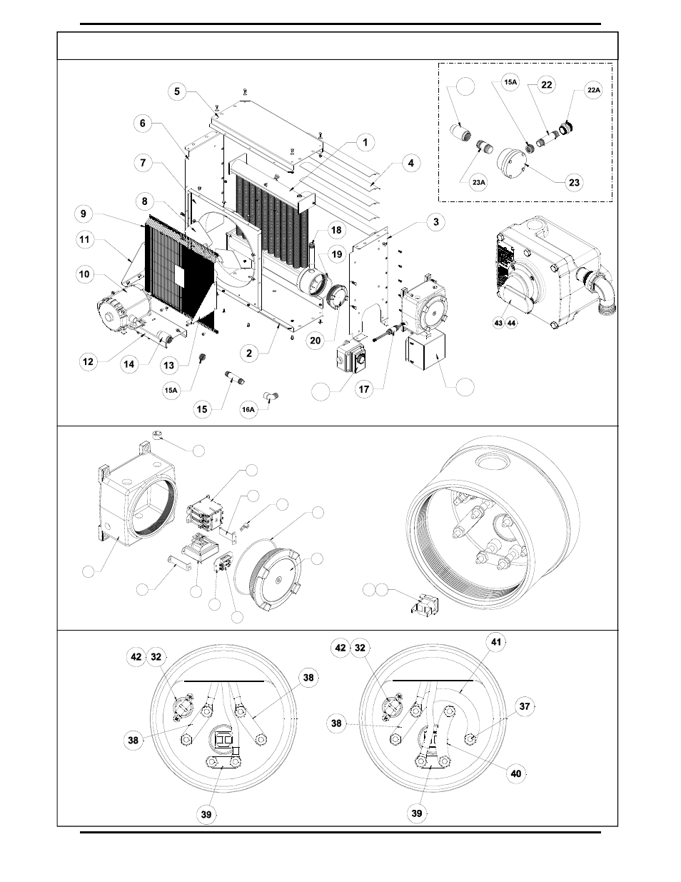 Assembly diagram | Ouellet OHX User Manual | Page 10 / 16