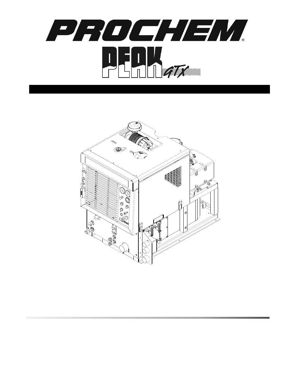 Prochem Peak GTX User Manual | 140 pages