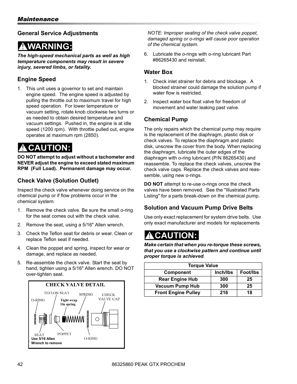 Prochem Peak GTX User Manual | Page 44 / 140