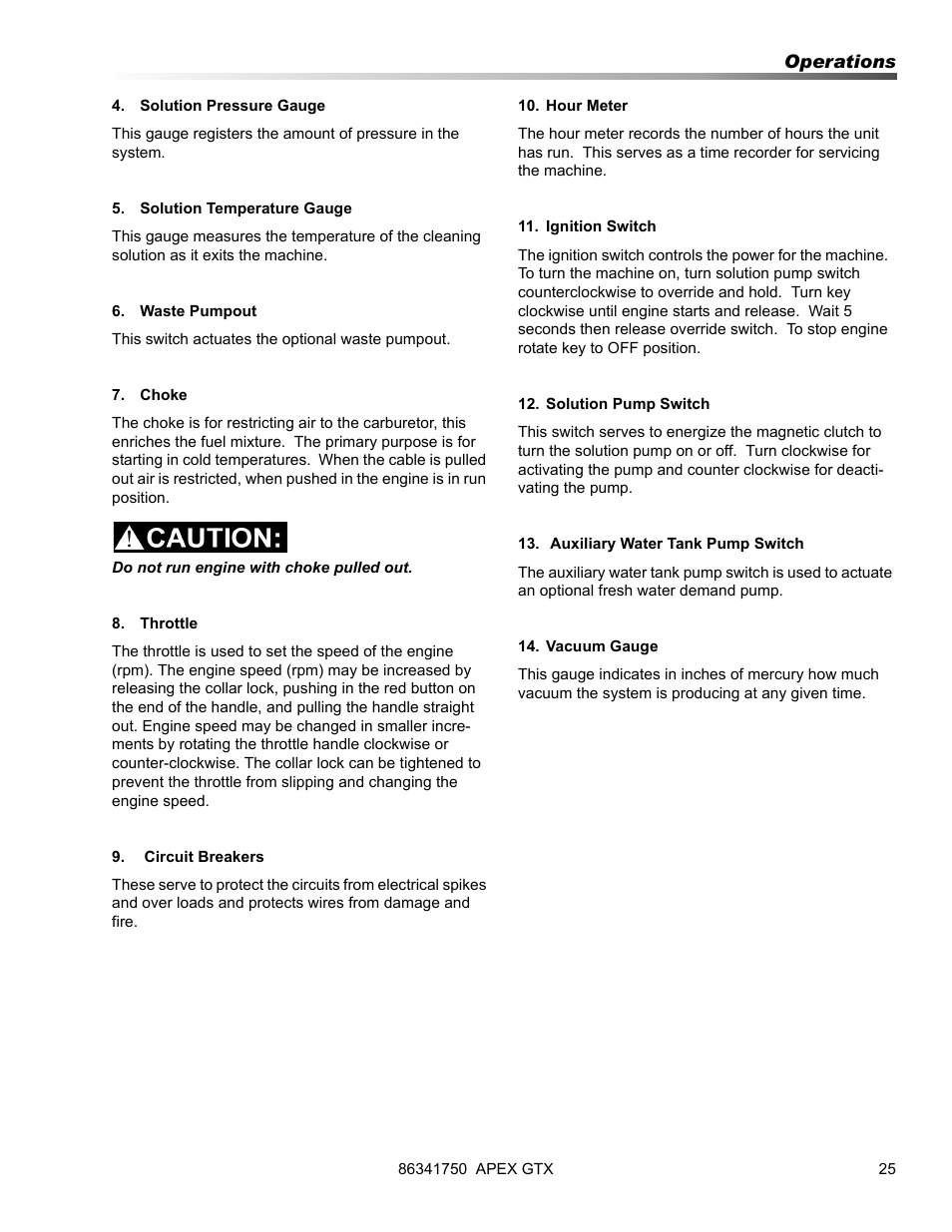 Prochem Apex GTX User Manual | Page 27 / 166