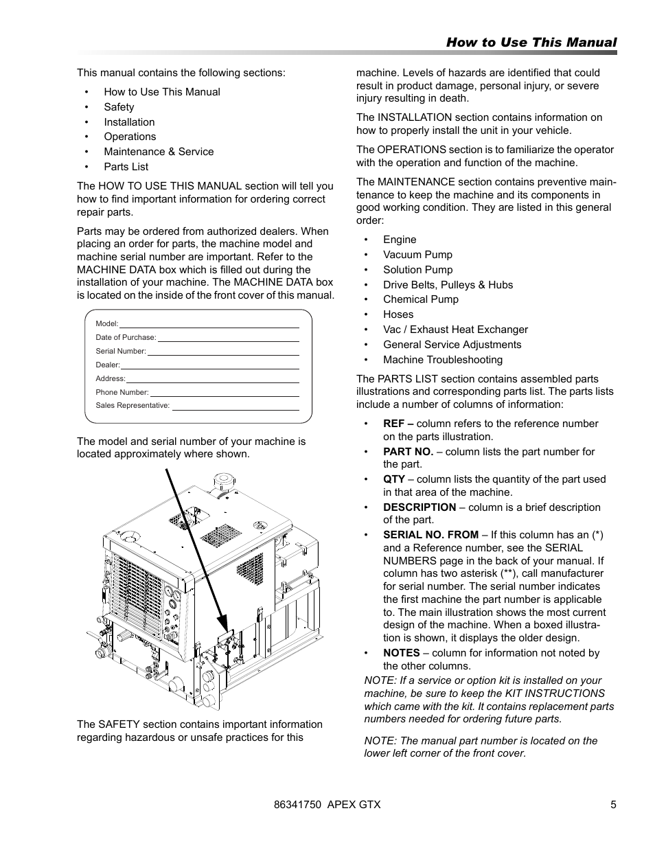 Prochem Apex GTX User Manual | Page 7 / 166