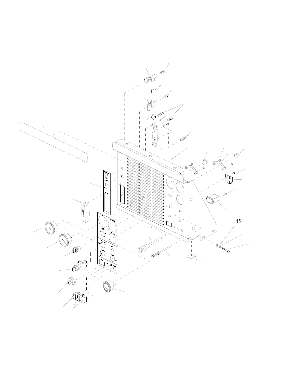 Control panel-upper | Prochem Legend XL User Manual | Page 44 / 93