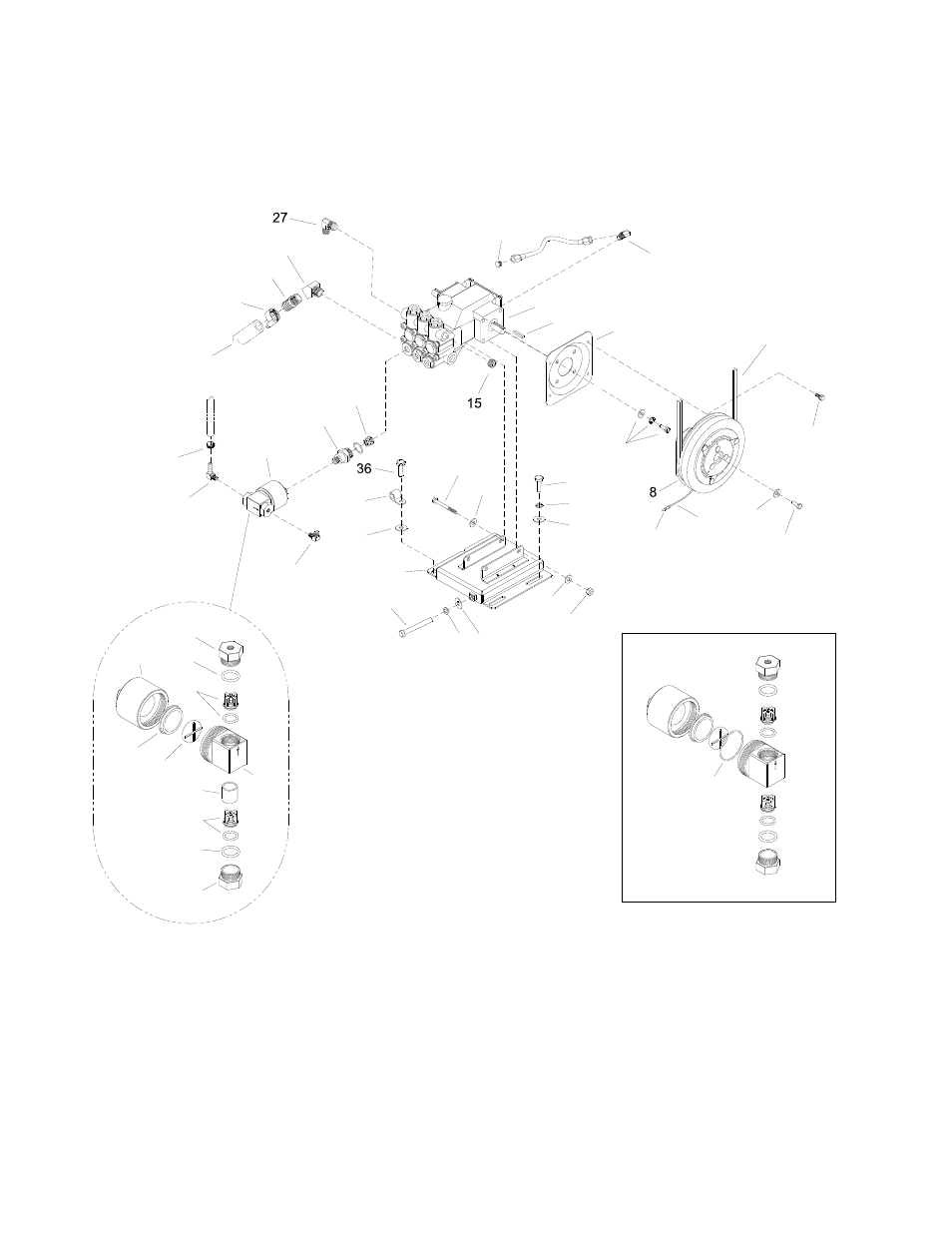 Water pump & chemical pump | Prochem Legend XL User Manual | Page 50 / 93