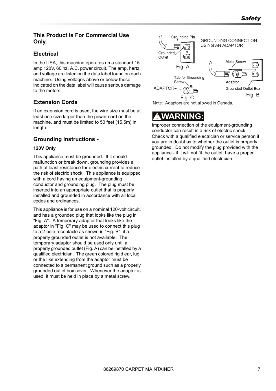 Prochem ProCaps Deluxe User Manual | Page 7 / 55