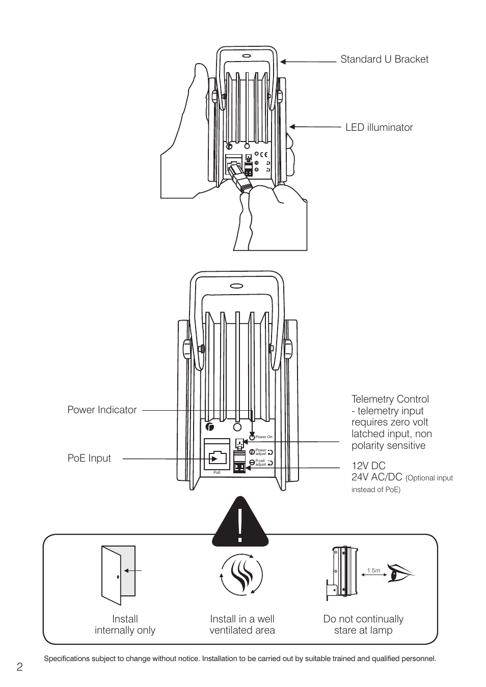 Raytec RAYMAX 25 PoE User Manual | Page 2 / 6