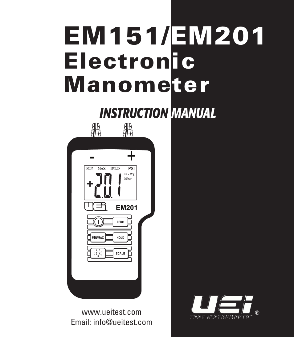 UEi Test Instruments EM201SPKIT User Manual | 12 pages