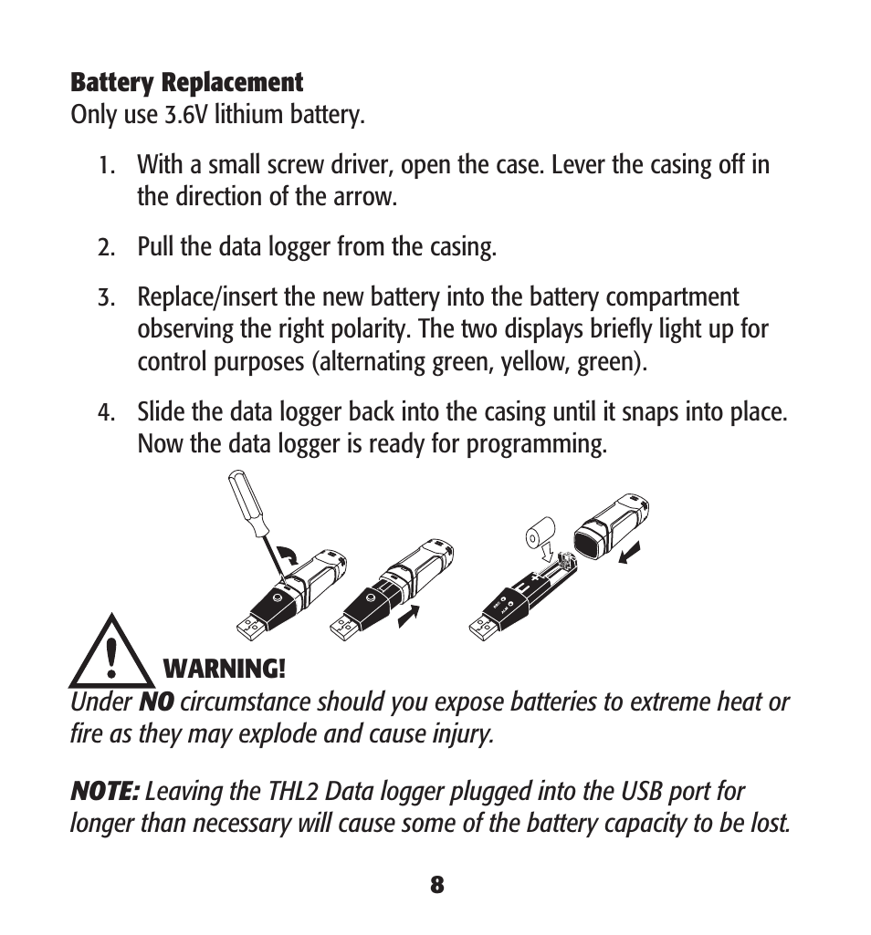 UEi Test Instruments THL2 User Manual | Page 9 / 12