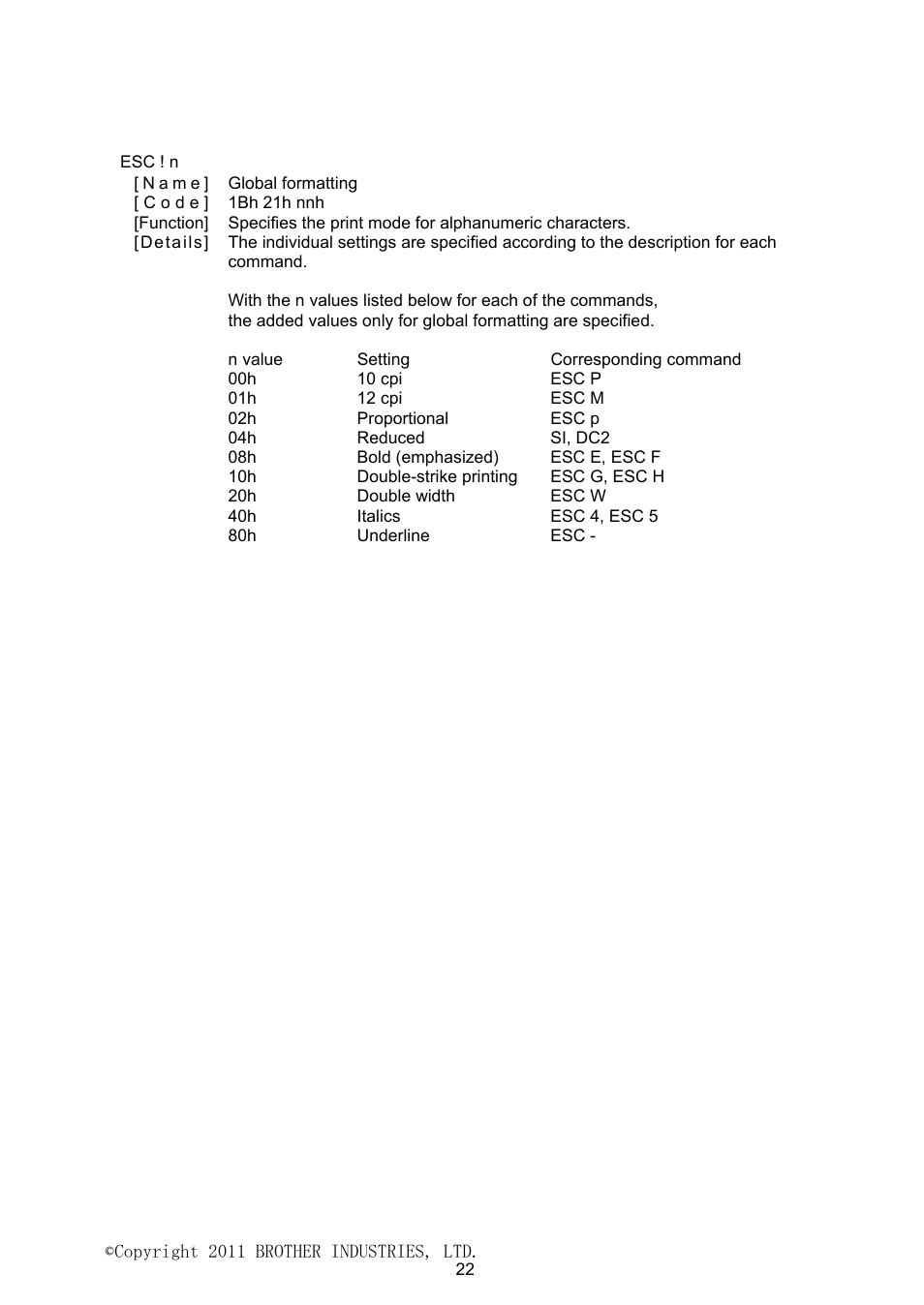 Brother PJ-623 User Manual | Page 22 / 32