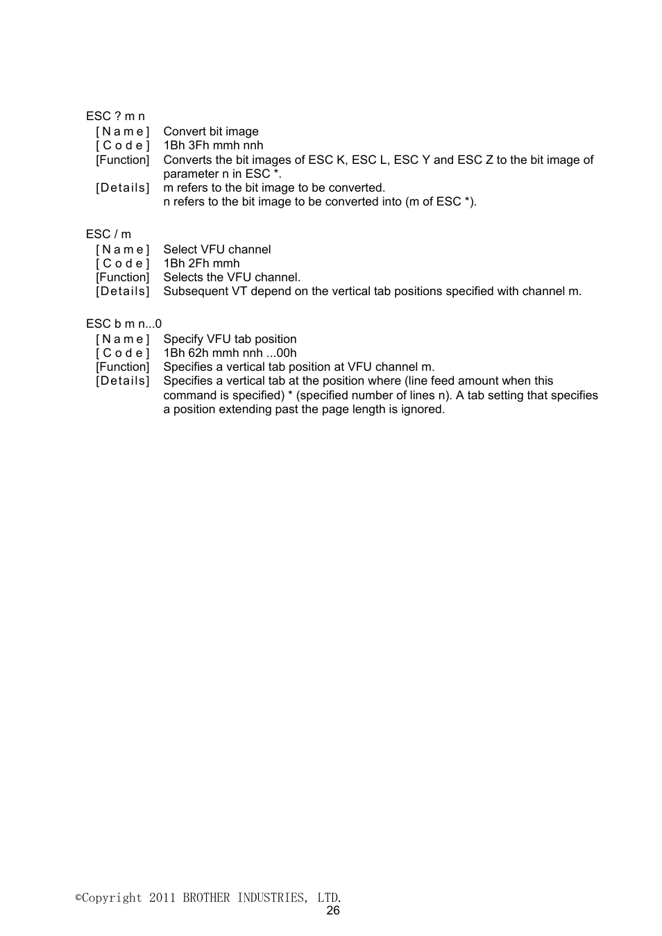 Brother PJ-623 User Manual | Page 26 / 32