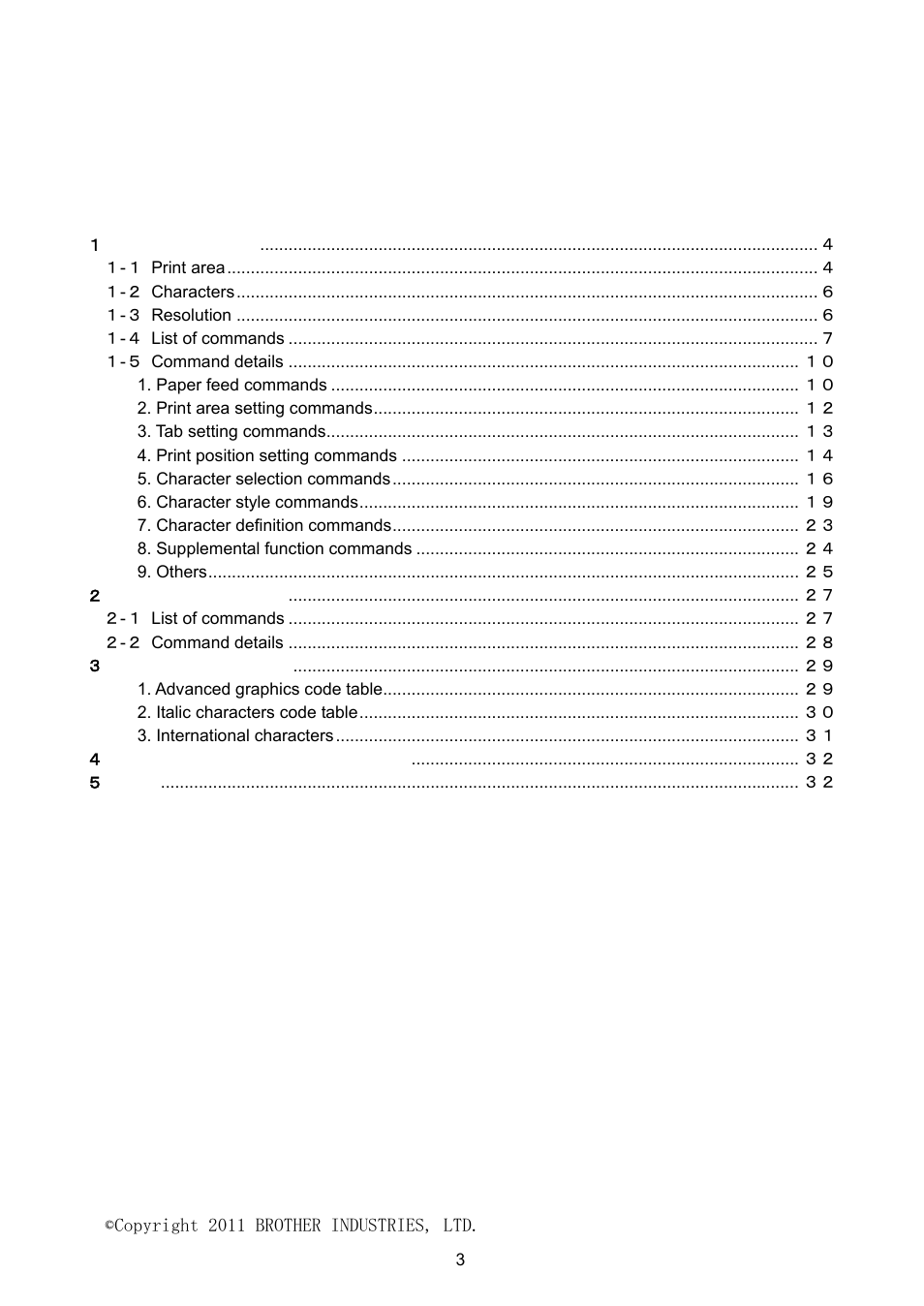 Brother PJ-623 User Manual | Page 3 / 32