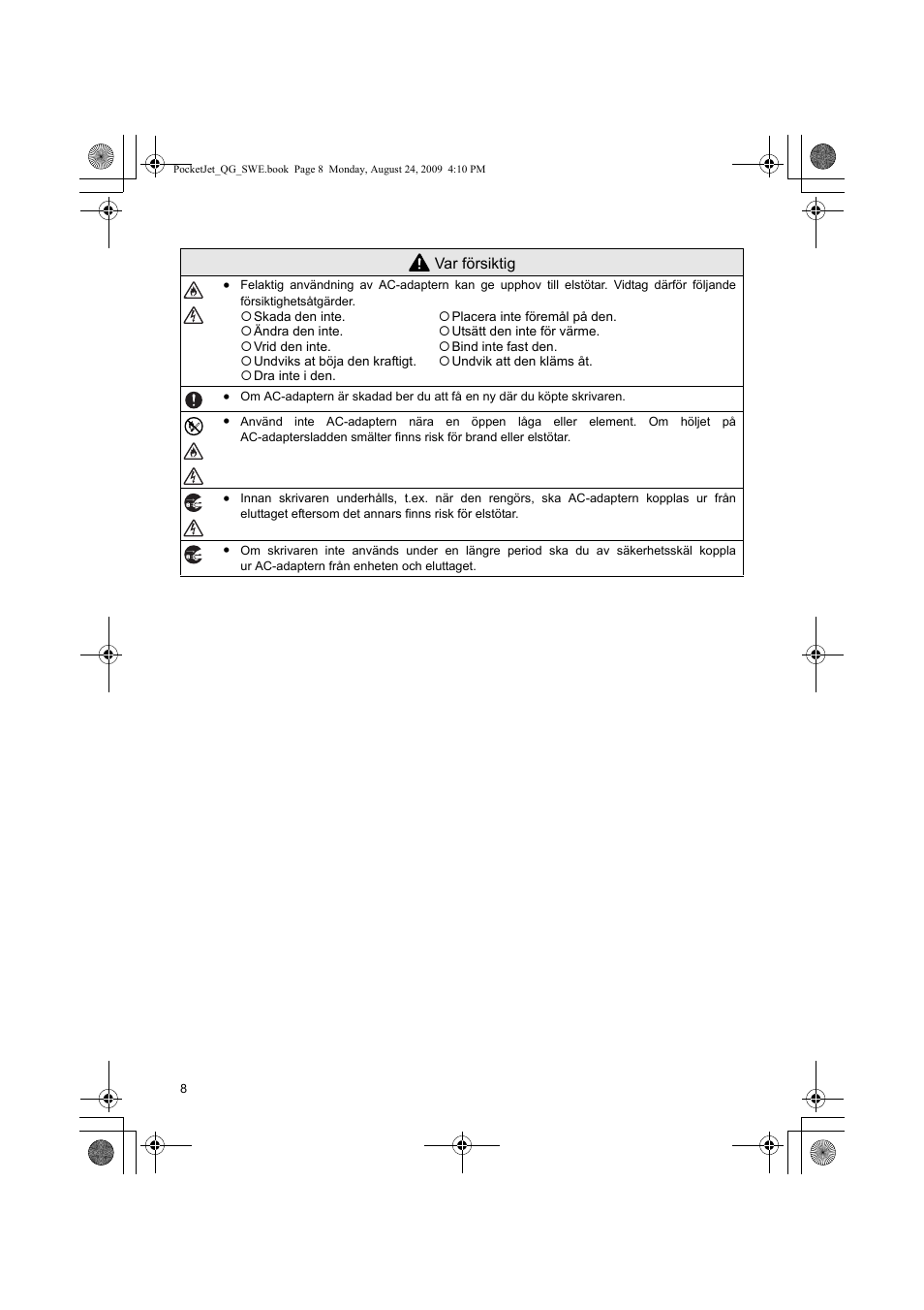 Brother PJ-523 User Manual | Page 100 / 170