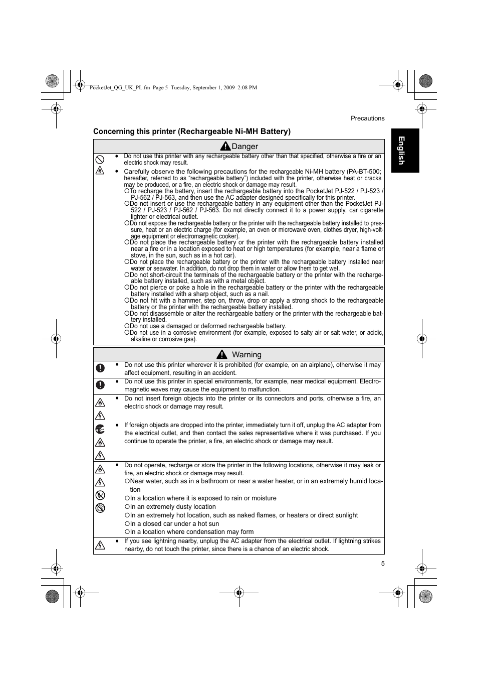 Brother PJ-523 User Manual | Page 6 / 170