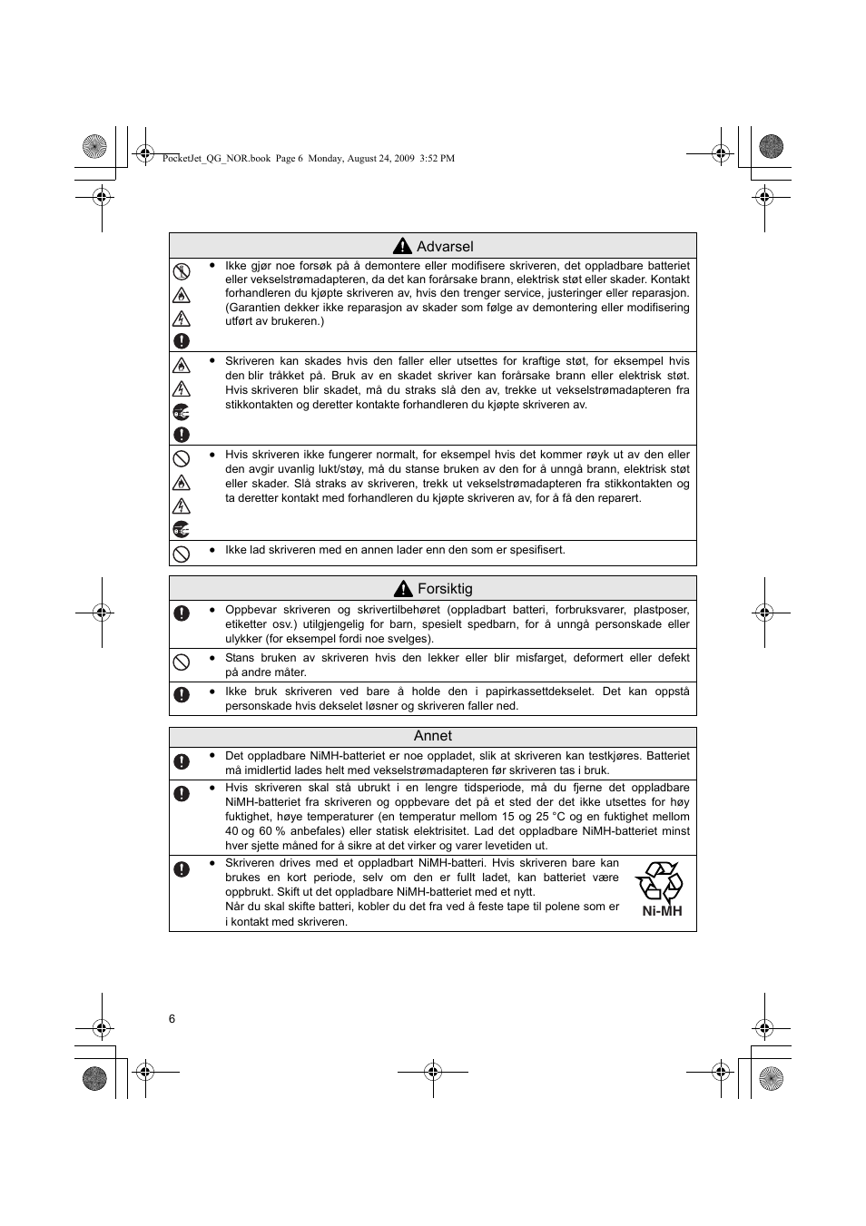 Brother PJ-523 User Manual | Page 87 / 170
