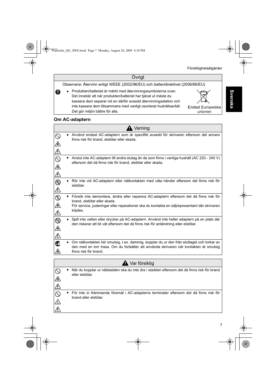 Brother PJ-523 User Manual | Page 99 / 170
