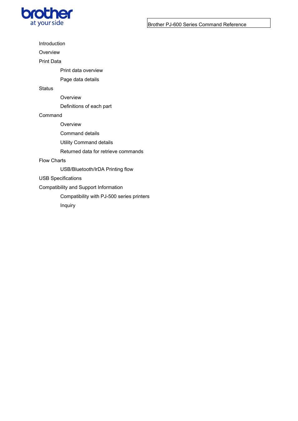 Brother PJ-622 User Manual | Page 2 / 48