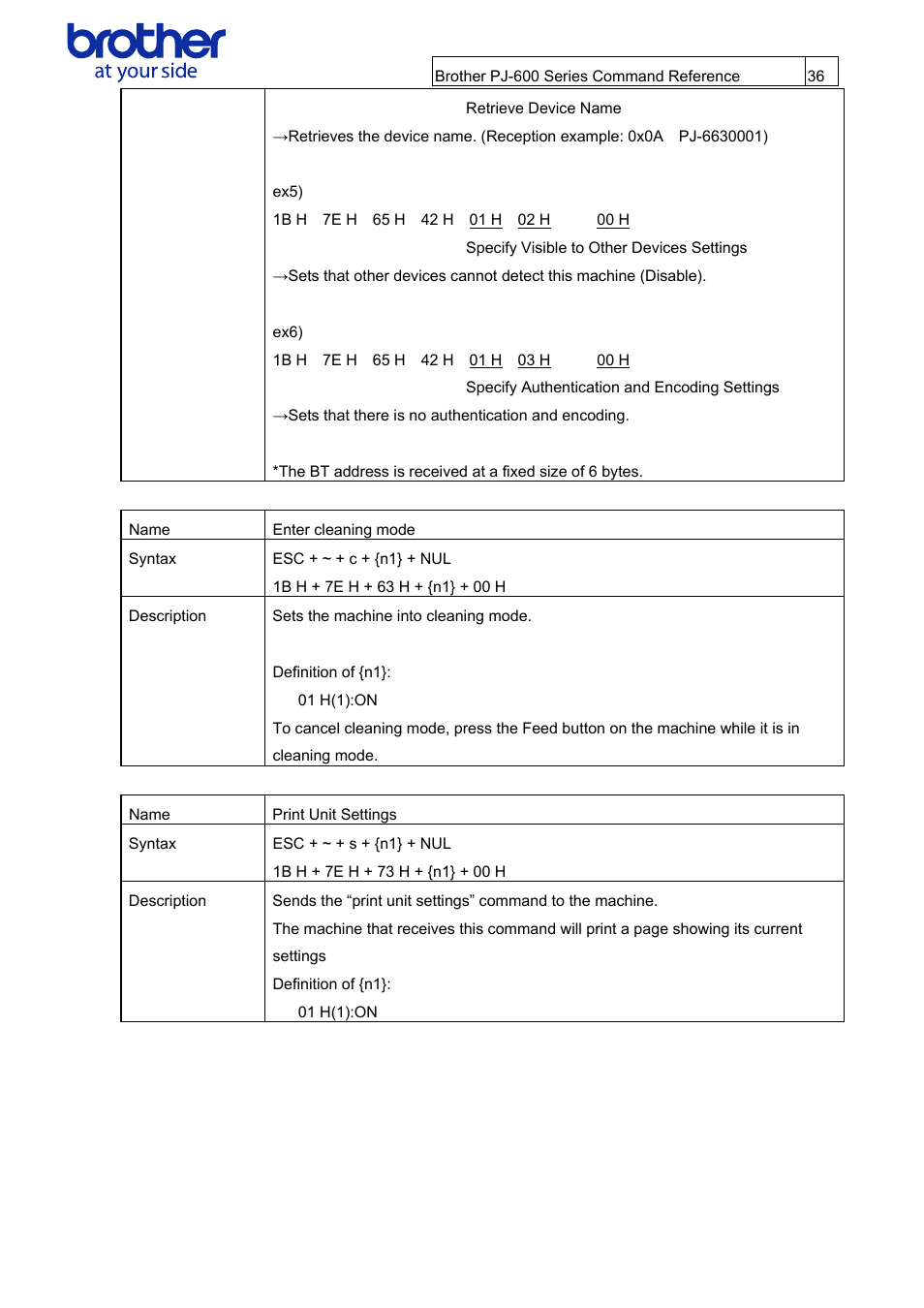 Brother PJ-622 User Manual | Page 38 / 48