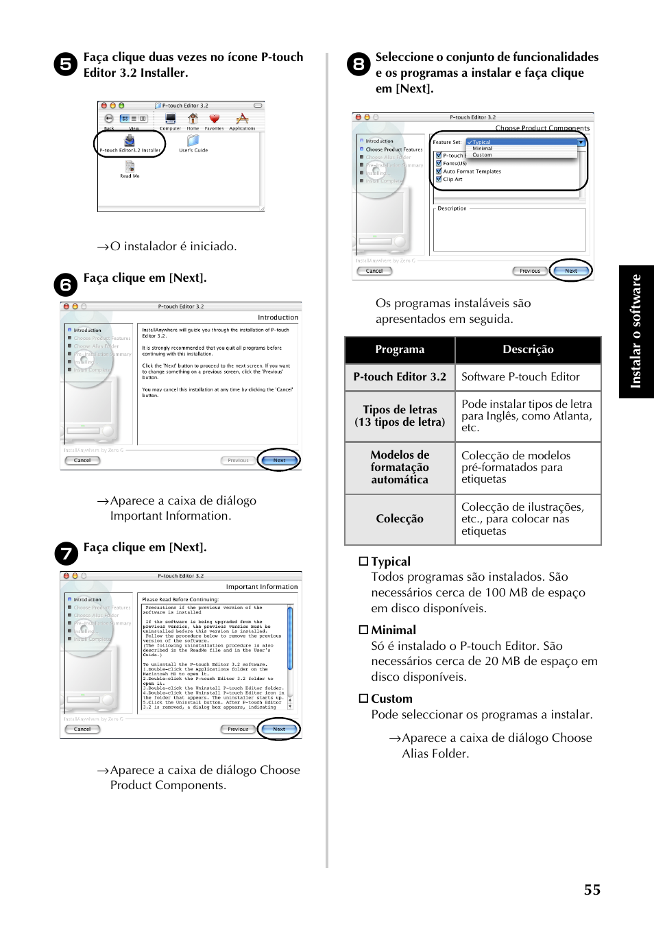 Brother PT-9500PC User Manual | Page 173 / 353