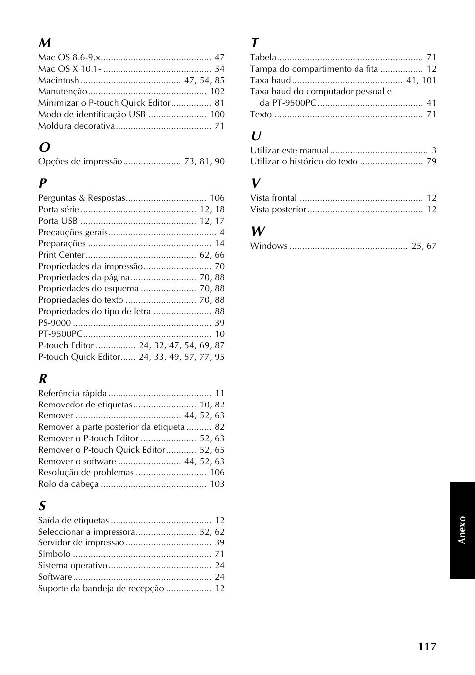 Brother PT-9500PC User Manual | Page 235 / 353