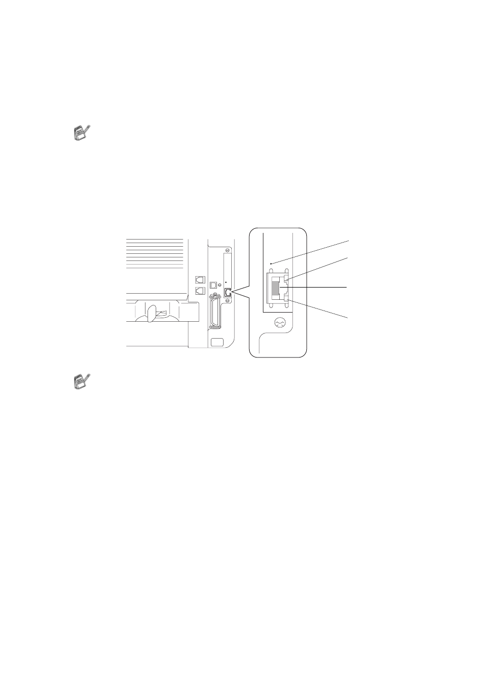 Test switch | Brother NC-9100H User Manual | Page 6 / 6