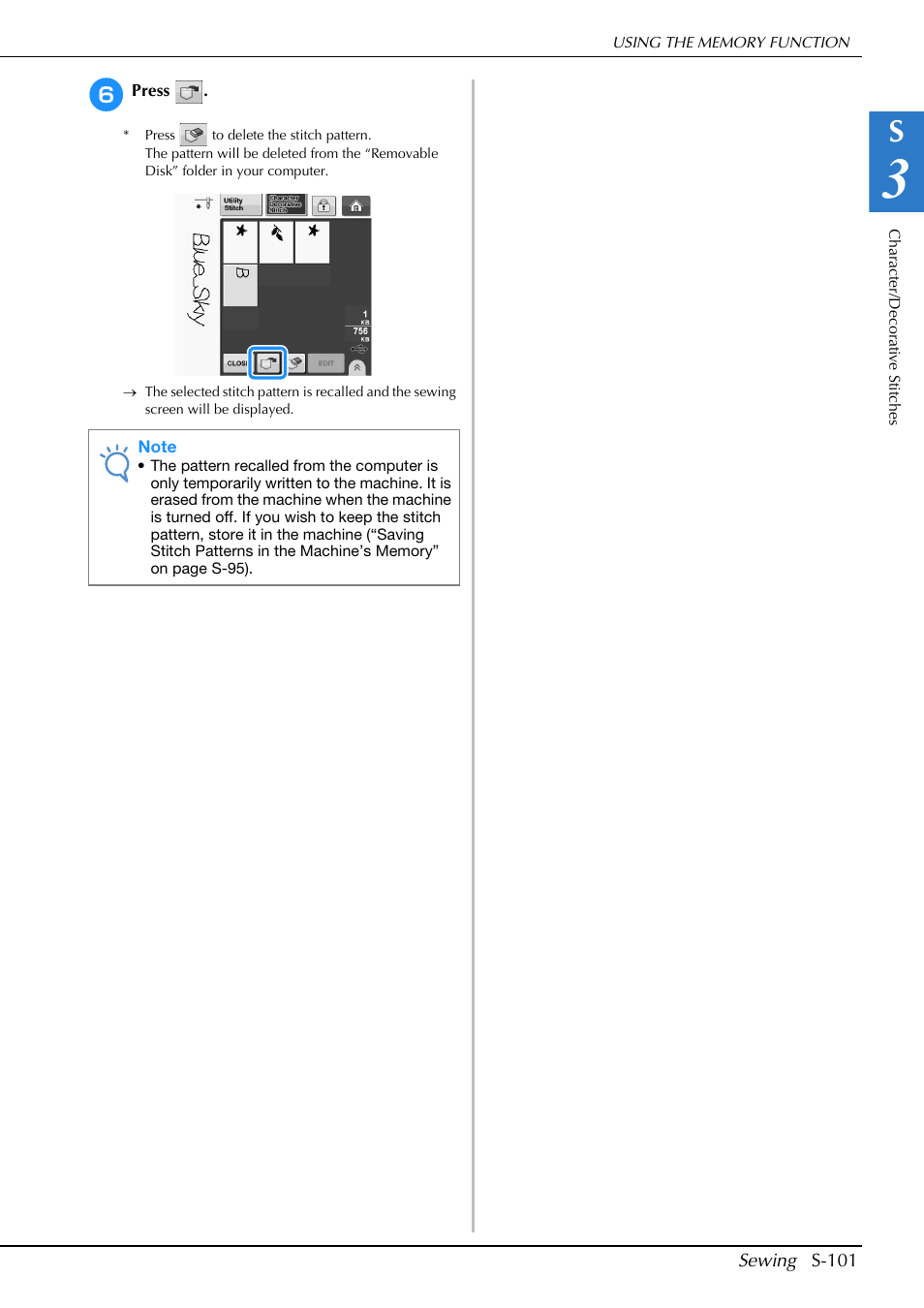 Brother Innov-is V5 User Manual | Page 169 / 312