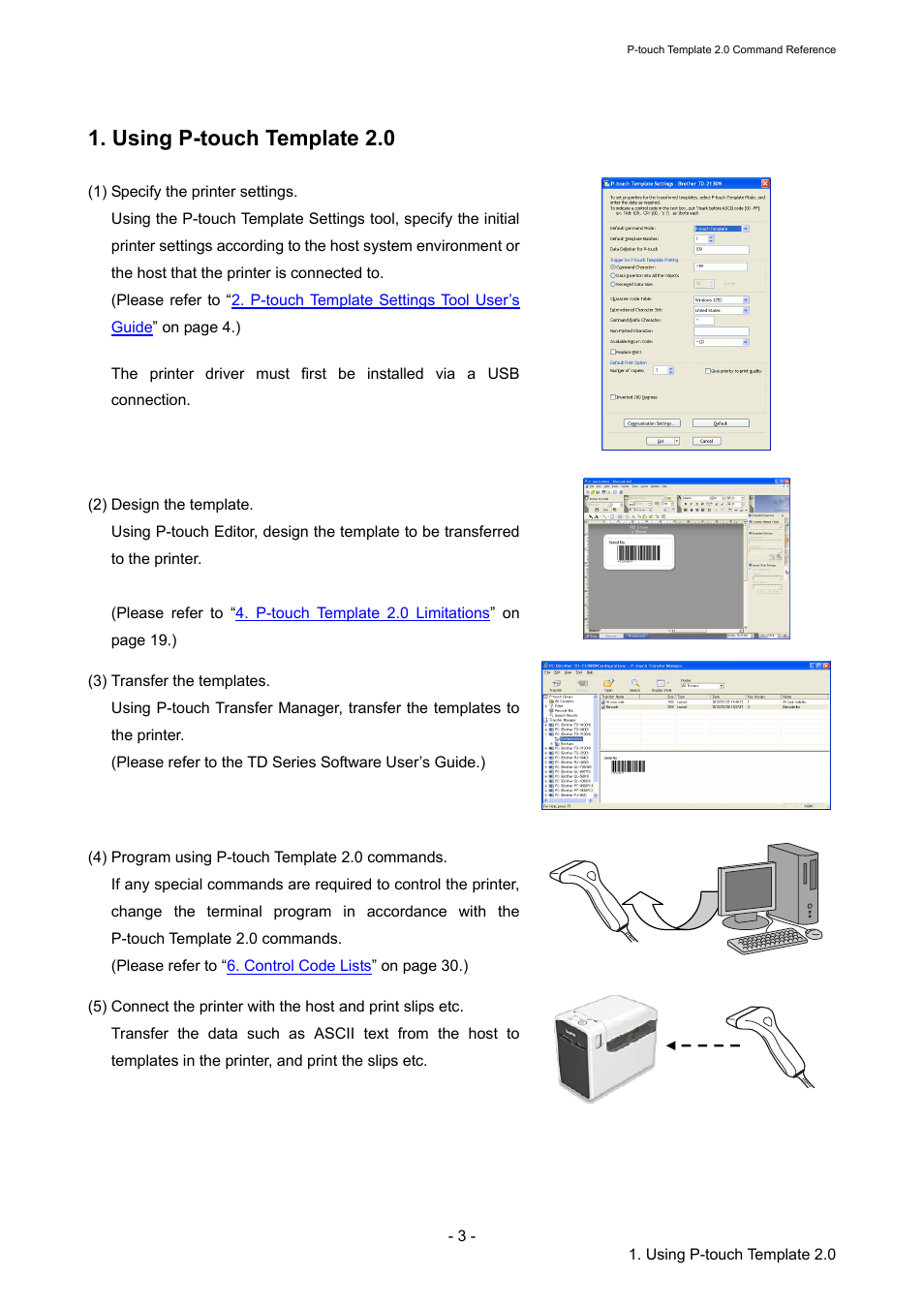 Using p-touch template 2.0 | Brother TD-2120N User Manual | Page 9 / 115