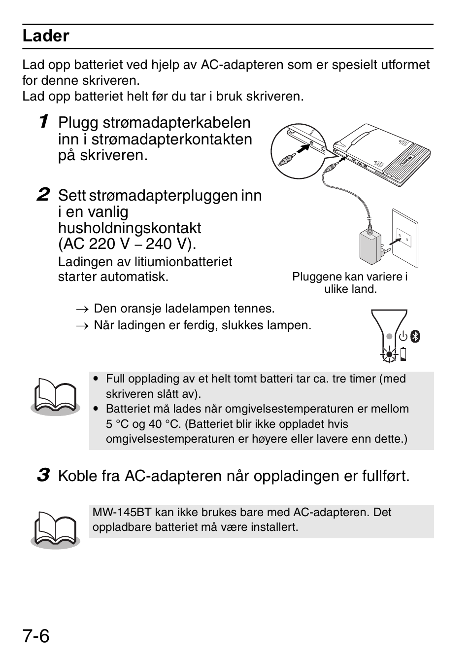 Lader | Brother MW-145BT User Manual | Page 67 / 92