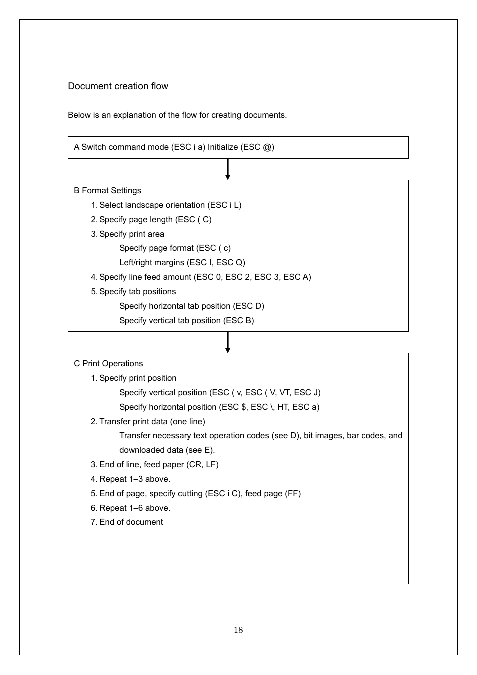 Document creation flow | Brother TD-4100N User Manual | Page 18 / 115